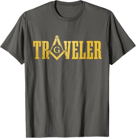 Masonic Masonic Square and Compass Travel T-Shirt - FUKAMASONIC