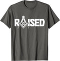 Mason Raised Square & Compass Freemason Masonic T-Shirt - FUKAMASONIC