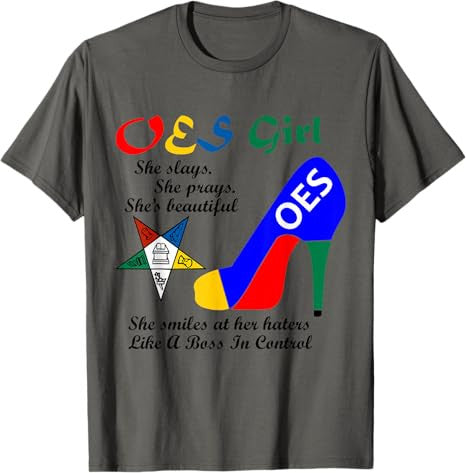 OES Girl Platform Order of Eastern Star Parents' Christmas T-Shirt