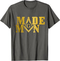 Mason Made Man Masonic Square & Compass T-Shirt - FUKAMASONIC