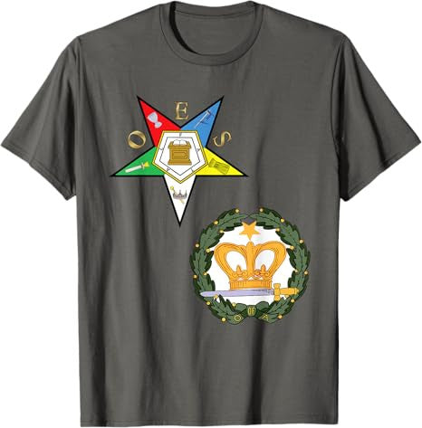 OES Order of the Amaranth Split Eastern Star Sister Chapter T-Shirt - FUKAMASONIC