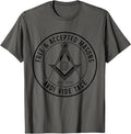Mason Freemason Masonic Square & Compass Symbol T-Shirt - FUKAMASONIC