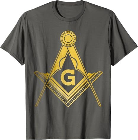 Mason Square & Compass Masonic Vintage Masonic T-Shirt - FUKAMASONIC