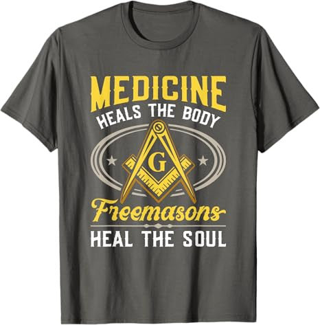 Heal The Soul Masonry Masonic Freemasons Freemasonry T-Shirt - FUKAMASONIC