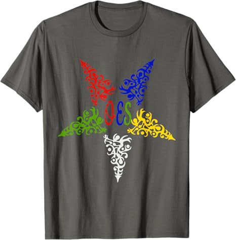 OES Star Human Tree Order of the Eastern Star Parents' Day T-Shirt - FUKAMASONIC