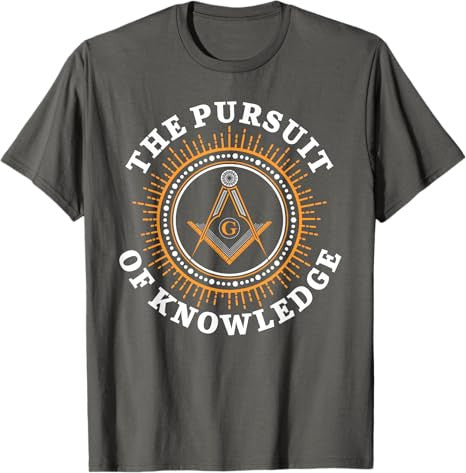 Masonic Freemason Fraternal Square & Compass T-Shirt - FUKAMASONIC