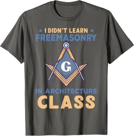 Freemasonry Design For Architects And Masons T-Shirt - FUKAMASONIC