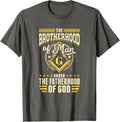 Brotherhood Of Man Masonry Masonic Freemason Freemasonry T-Shirt - FUKAMASONIC