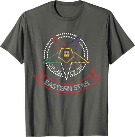 OES Star Symbol Order the Eastern Star Parents Christmas T-Shirt - FUKAMASONIC