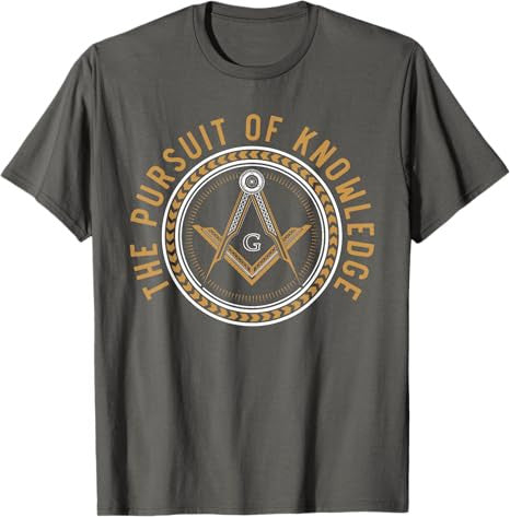 Freemason Masonic Fraternal Square & Compass Freemasonry T-Shirt - FUKAMASONIC