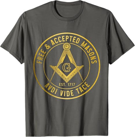 Masonic Symbol Square & Compass T-Shirt - FUKAMASONIC