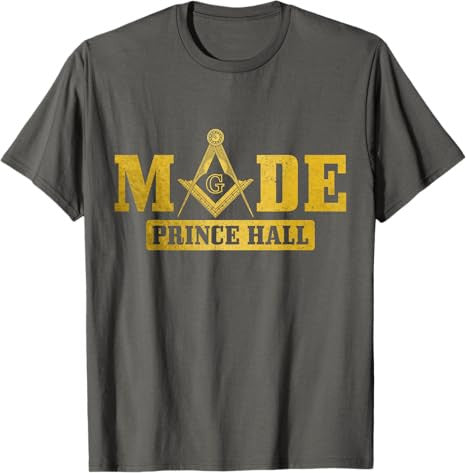 Freemason Prince Hall Square & Compass T-Shirt - FUKAMASONIC