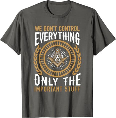 Fraternal Freemasonry Square Compass T-Shirt - FUKAMASONIC