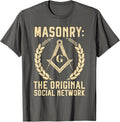 Freemason Masonic Fraternal Square and Compass T-Shirt - FUKAMASONIC