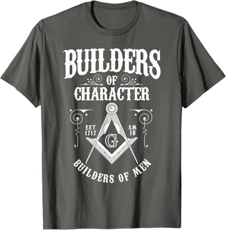 Freemason Masonic Square & Compass Symbol T-Shirt - FUKAMASONIC