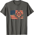 Freemason USA American Flag Freemasonry 4th of July T-Shirt - FUKAMASONIC