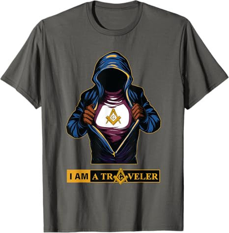 Masonic Freemason I am a Traveler Mason T-Shirt - FUKAMASONIC