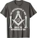 Mason Freemason Masonic Symbol Square & Compass T-Shirt - FUKAMASONIC