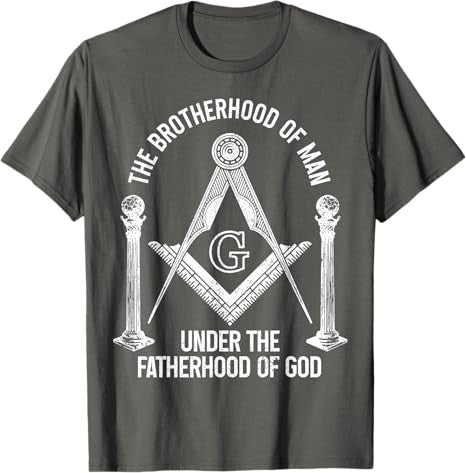 Mason Freemason Masonic Symbol Square & Compass T-Shirt - FUKAMASONIC
