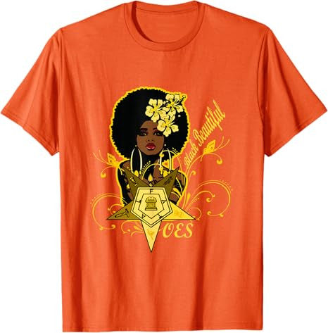 Order Of The Eastern Star OES Black Beautiful Fatal Diva T-Shirt - FUKAMASONIC