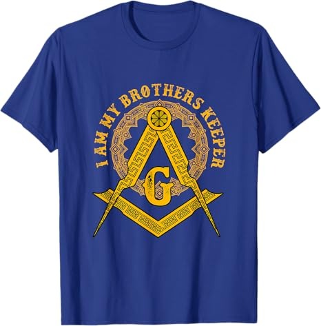 Brother Keepers Protect Compass Masonic Gift T-Shirt - FUKAMASONIC