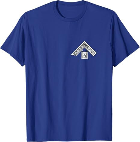 Masonic past master jewel symbol - Master mason Freemasonry T-Shirt - FUKAMASONIC