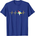 OES shirts for women logo - heartbeat EKG pulse t-shirt - FUKAMASONIC