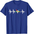 OES Order of the Eastern Star Logo EKG Heartbeat T-Shirt - FUKAMASONIC