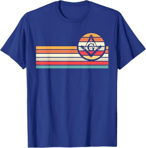 Freemason Masonic Fraternal Freemasonry Square Compass T-Shirt - FUKAMASONIC