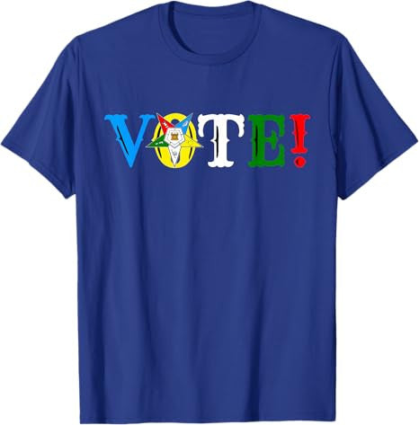 OES VOTE Star Sisters Beautiful Order of the Eastern Star T-Shirt - FUKAMASONIC