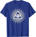 The All Seeing Eye - conspiracy, Freemasonry or Illuminati T-Shirt - FUKAMASONIC