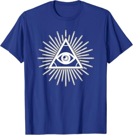 The All Seeing Eye - conspiracy, Freemasonry or Illuminati T-Shirt - FUKAMASONIC