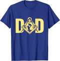 Dad Father's Day Square Compass Freemason Freemasonry T-Shirt - FUKAMASONIC