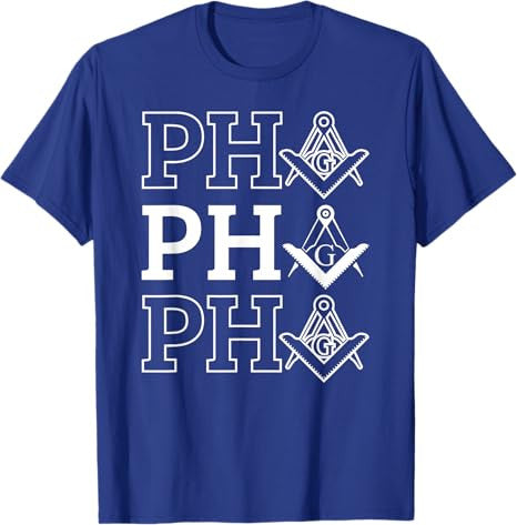 PHA Prince Hall Affiliated Masonic Square & Compass Freemason T-Shirt - FUKAMASONIC
