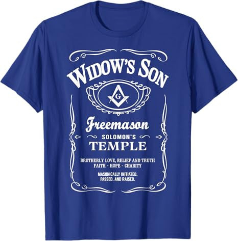 Widow's Son T-shirt Freemason T-Shirt - FUKAMASONIC