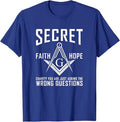 Its Not A Secret Masonic Master Square And Compass Freemason T-Shirt - FUKAMASONIC