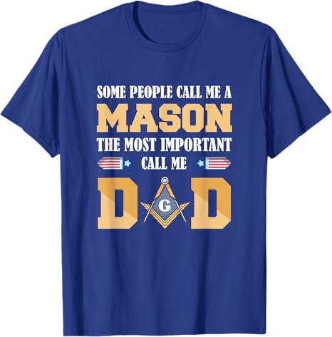 Call me Dad Masonic Dad Father's Day Gift Freemason T-Shirt - FUKAMASONIC