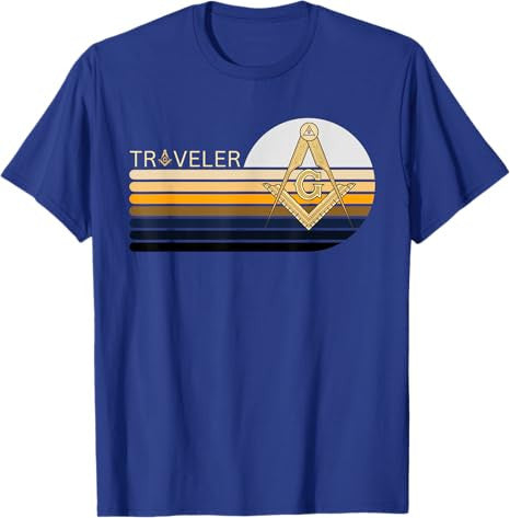 Compass Traveling T-Shirt - FUKAMASONIC