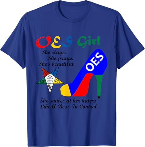 OES Girl Platform Order of Eastern Star Parents' Christmas T-Shirt - FUKAMASONIC