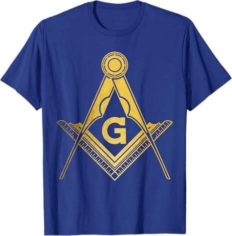 Mason Square & Compass Masonic Vintage Masonic T-Shirt - FUKAMASONIC