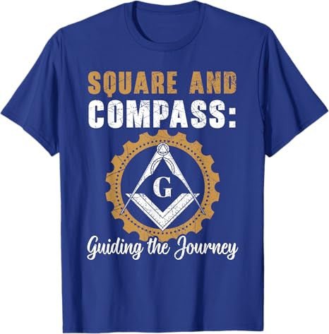 Fraternal Freemasonry Square Compass Freemason T-Shirt - FUKAMASONIC