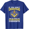 Freemason Quotes Masonry Masonic Freemasons Freemasonry T-Shirt - FUKAMASONIC