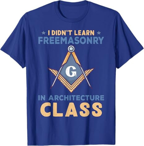 Freemasonry Design For Architects And Masons T-Shirt - FUKAMASONIC