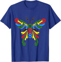 OES Butterfly Color of the Eastern Star Christmas T-Shirt - FUKAMASONIC