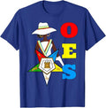 OES Sister Hats & Ribbon the Eastern Star Equality Day T-Shirt - FUKAMASONIC