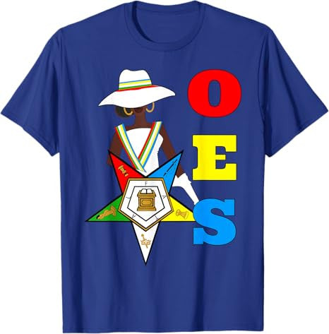 OES Sister Hats & Ribbon the Eastern Star Equality Day T-Shirt - FUKAMASONIC