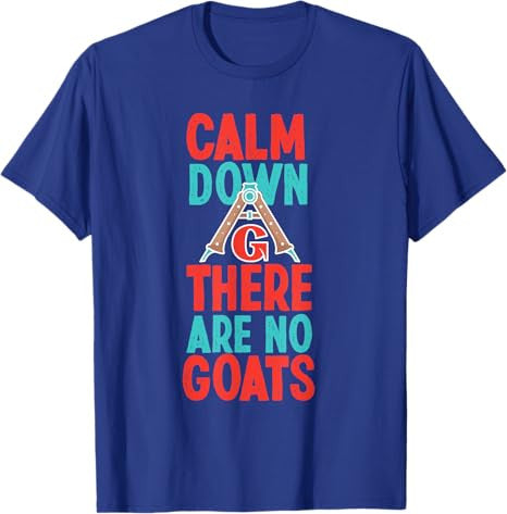 Goat Conspiracy Freemasonry Design T-Shirt - FUKAMASONIC