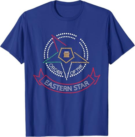 OES Star Symbol Order the Eastern Star Parents Christmas T-Shirt - FUKAMASONIC