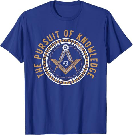 Freemason Masonic Fraternal Square & Compass Freemasonry T-Shirt - FUKAMASONIC