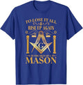 Masonic Square Compass Freemason T-Shirt - FUKAMASONIC